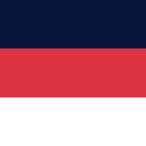 Navy, red and white palette