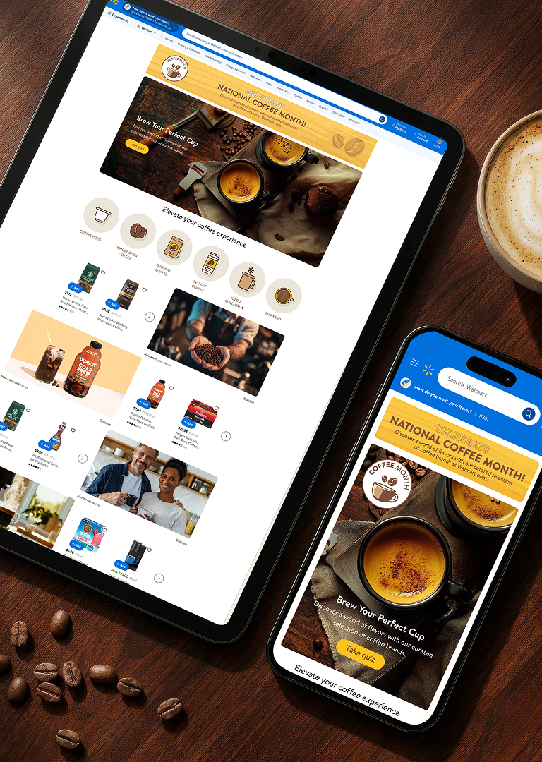 National Coffee Month key visual