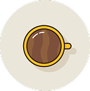 Seasonal latte icon