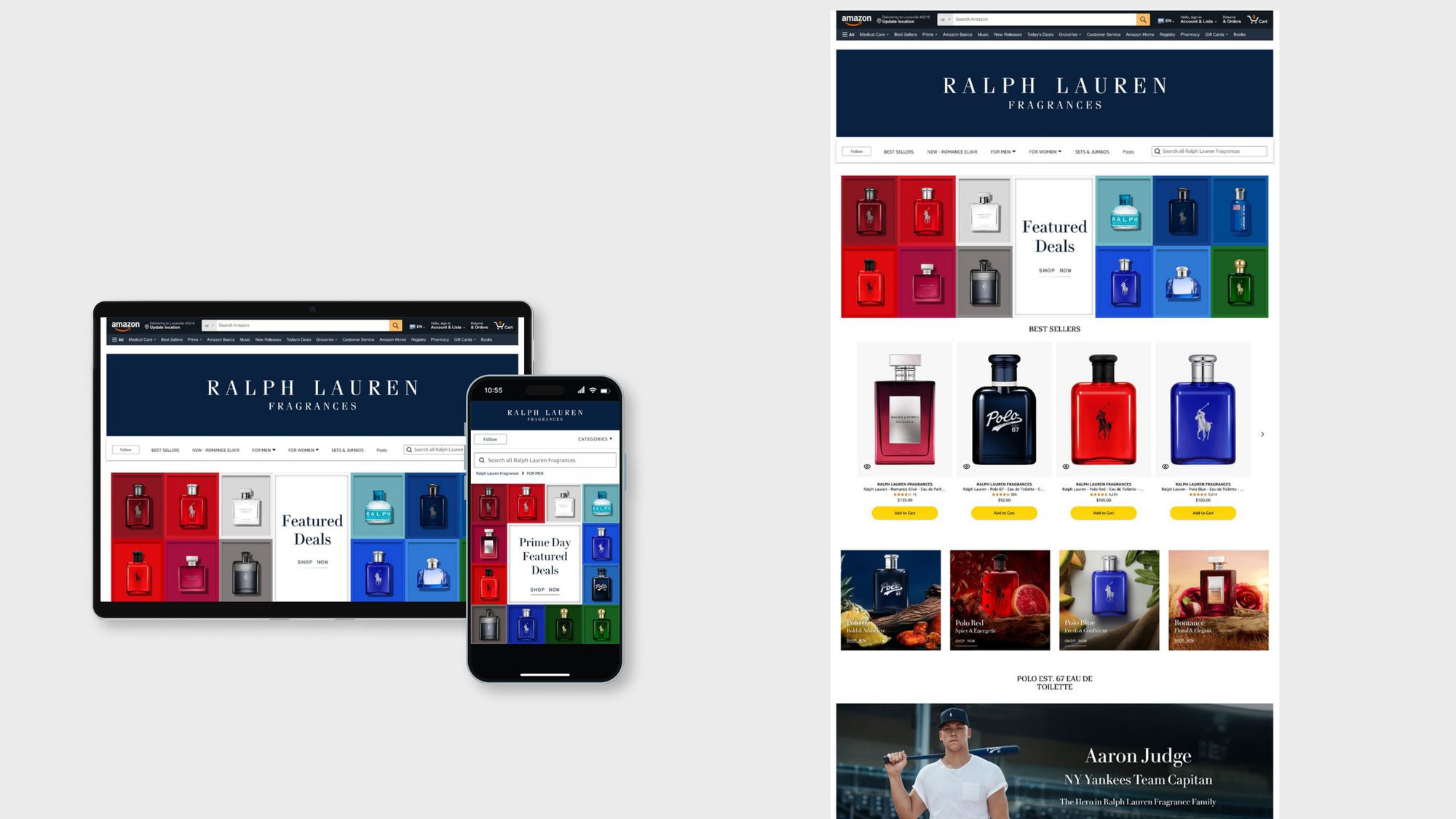 Amazon homepage takeover