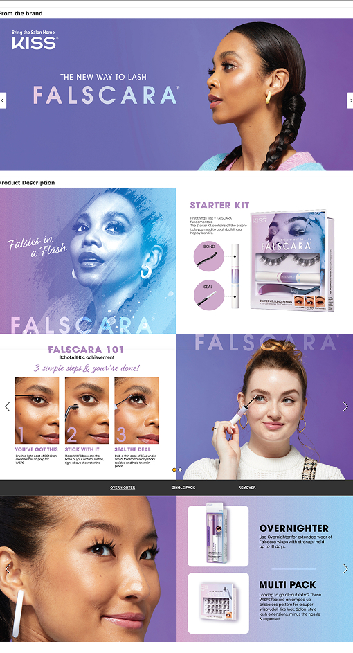 Redesigned Falscara PDP
