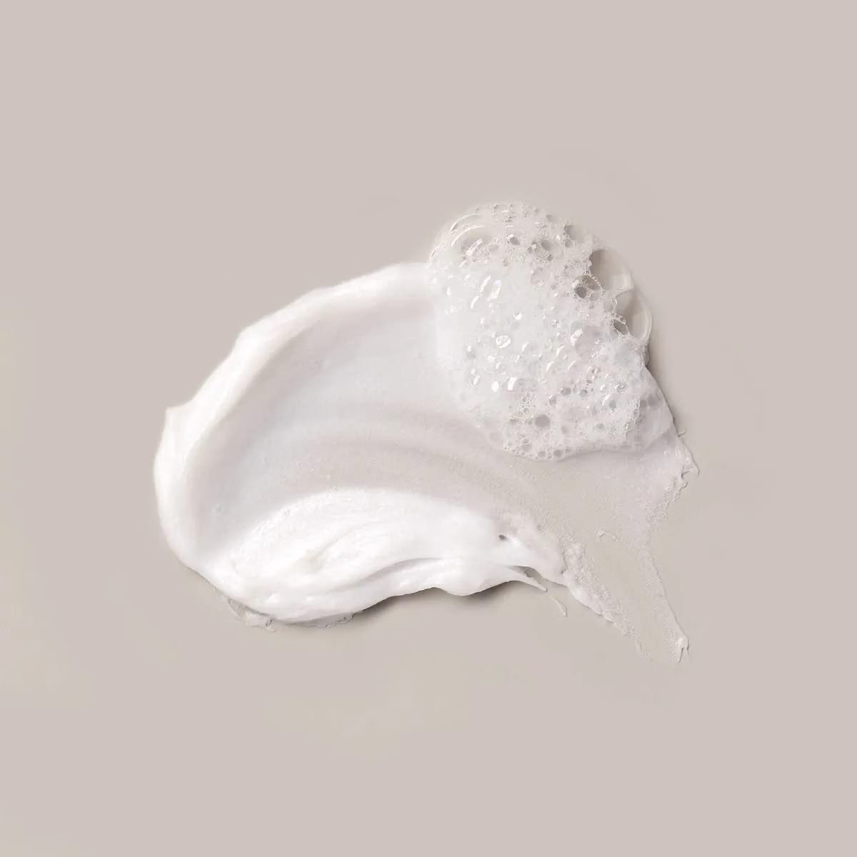 Cleanser texture — cloud-like foam