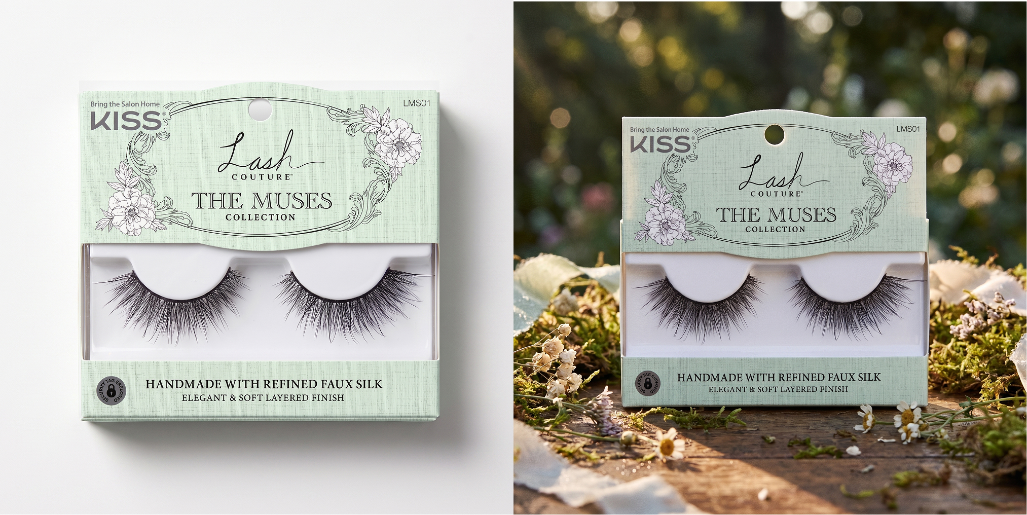 Packaging option 2 — period floral frame