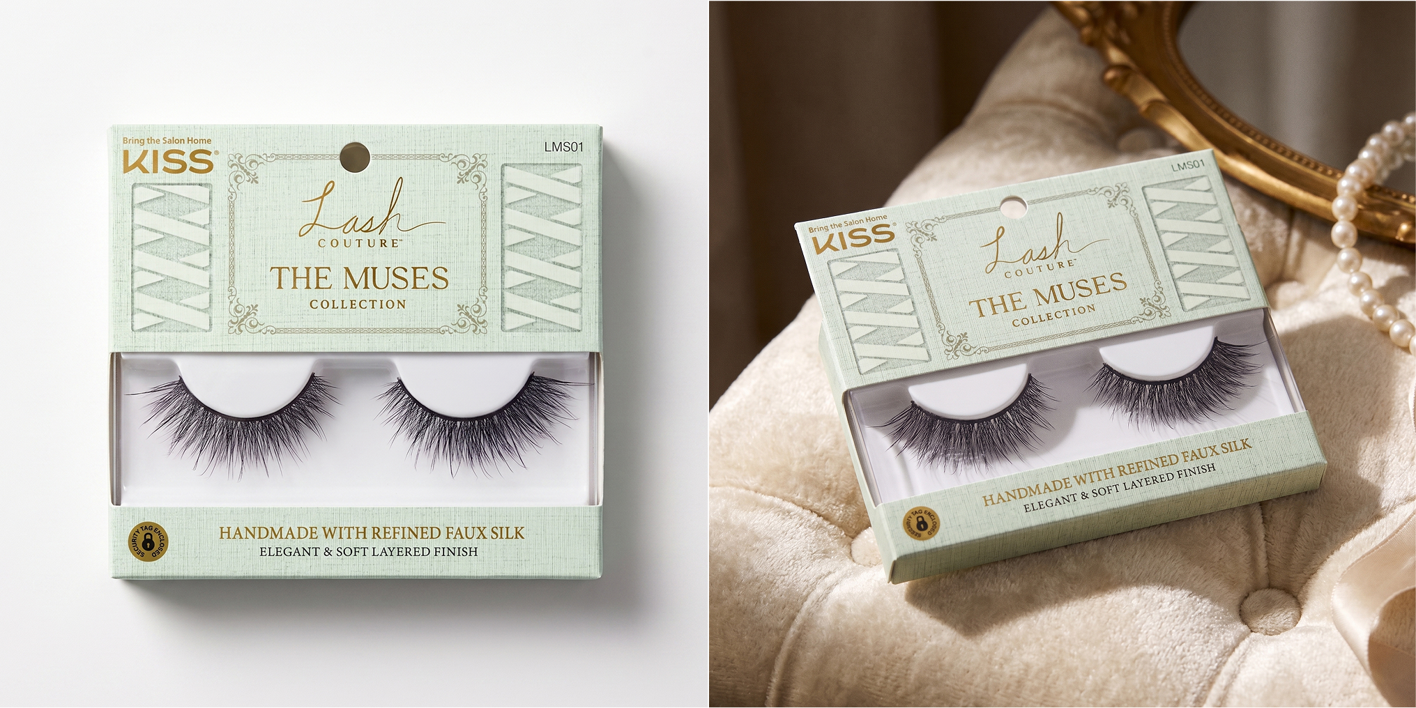Packaging option 3 — ribbon lacing