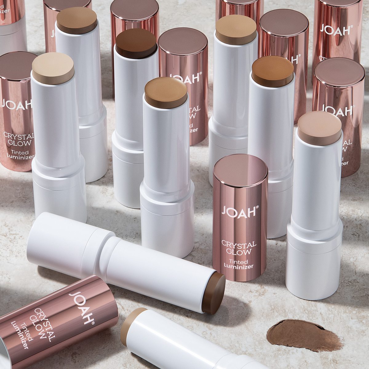 Tinted Luminizer sticks, full shade range